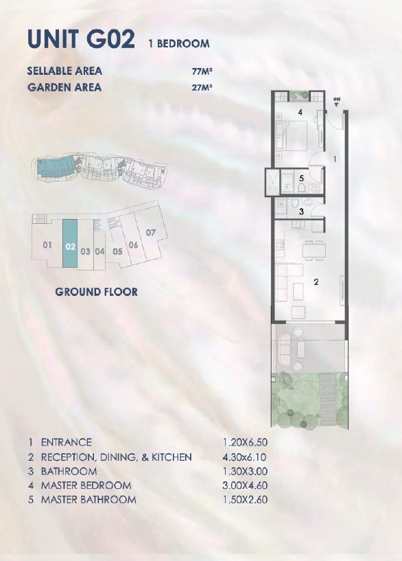 Floor plan for chalet at El Masyaf