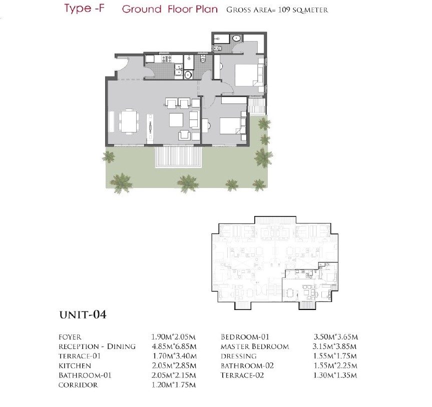 Floor plan for apartment at Dejoya Residence