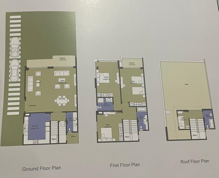 Floor plan for villa at El Patio Zahraa
