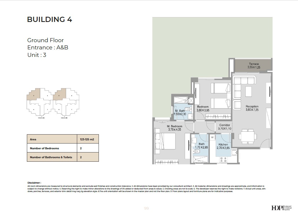 Floor plan for apartment at Talda