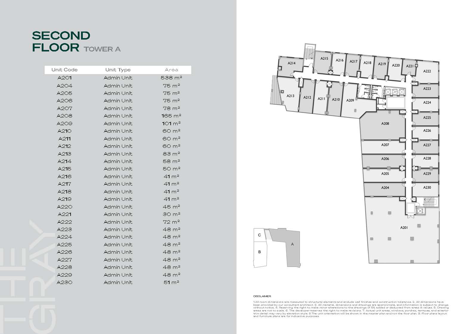 Floor plan for  at The Gray