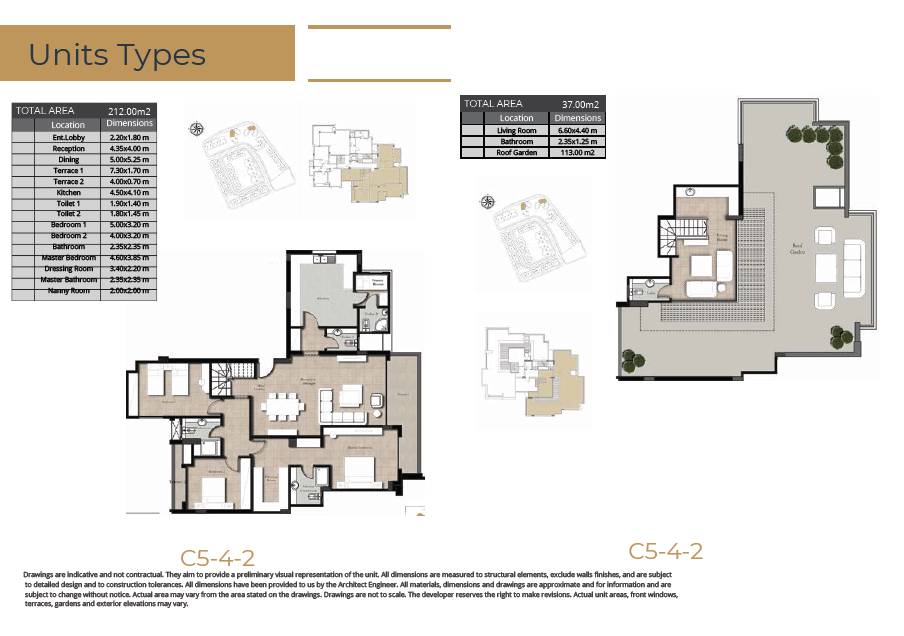 Floor plan for penthouse at AZAD