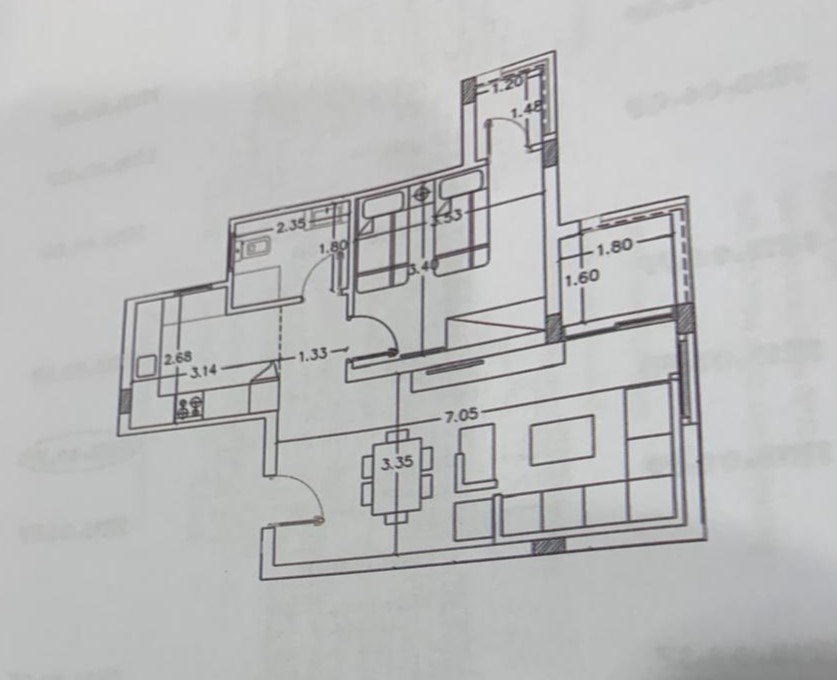 Floor plan for chalet at The Groove