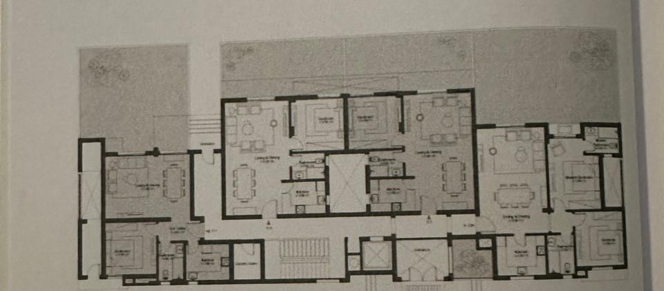 Floor plan for apartment at O West Orascom