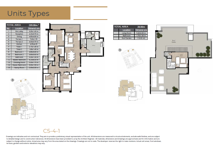 Floor plan for apartment at AZAD