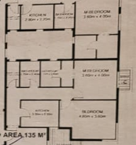 Floor plan for apartment at Il Bosco New Capital