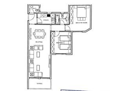 Floor plan for apartment at Mountain View ICity New Cairo