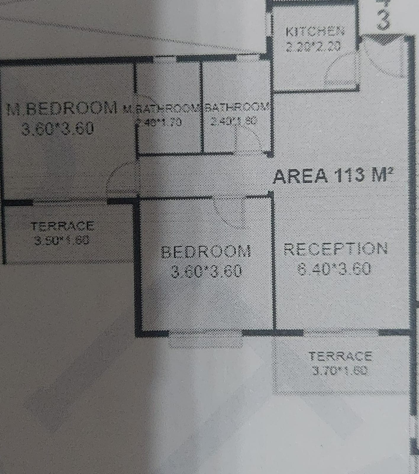 Floor plan for apartment at Il Bosco City