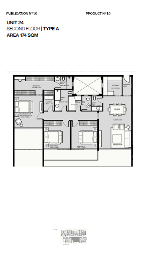 Floor plan for apartment at Nmq