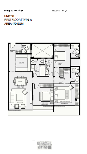Floor plan for apartment at Nmq