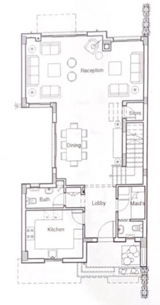 Floor plan for villa at The Hills