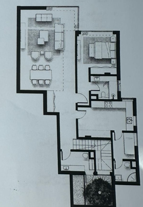 Floor plan for duplex at Solana