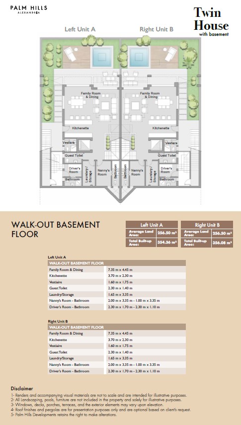 Floor plan for  at Palm Hills Alexandria