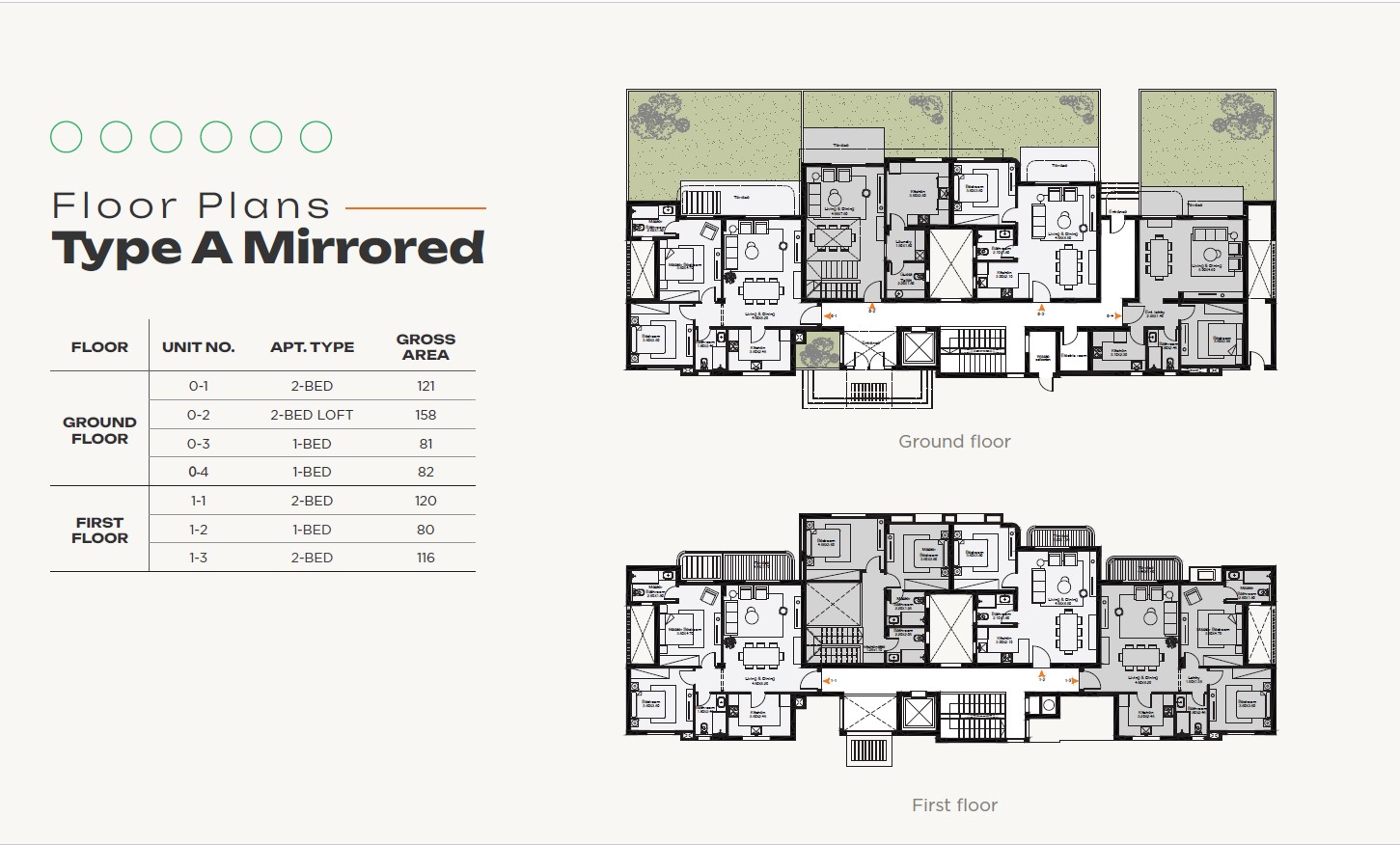 Floor plan for apartment at O West Orascom