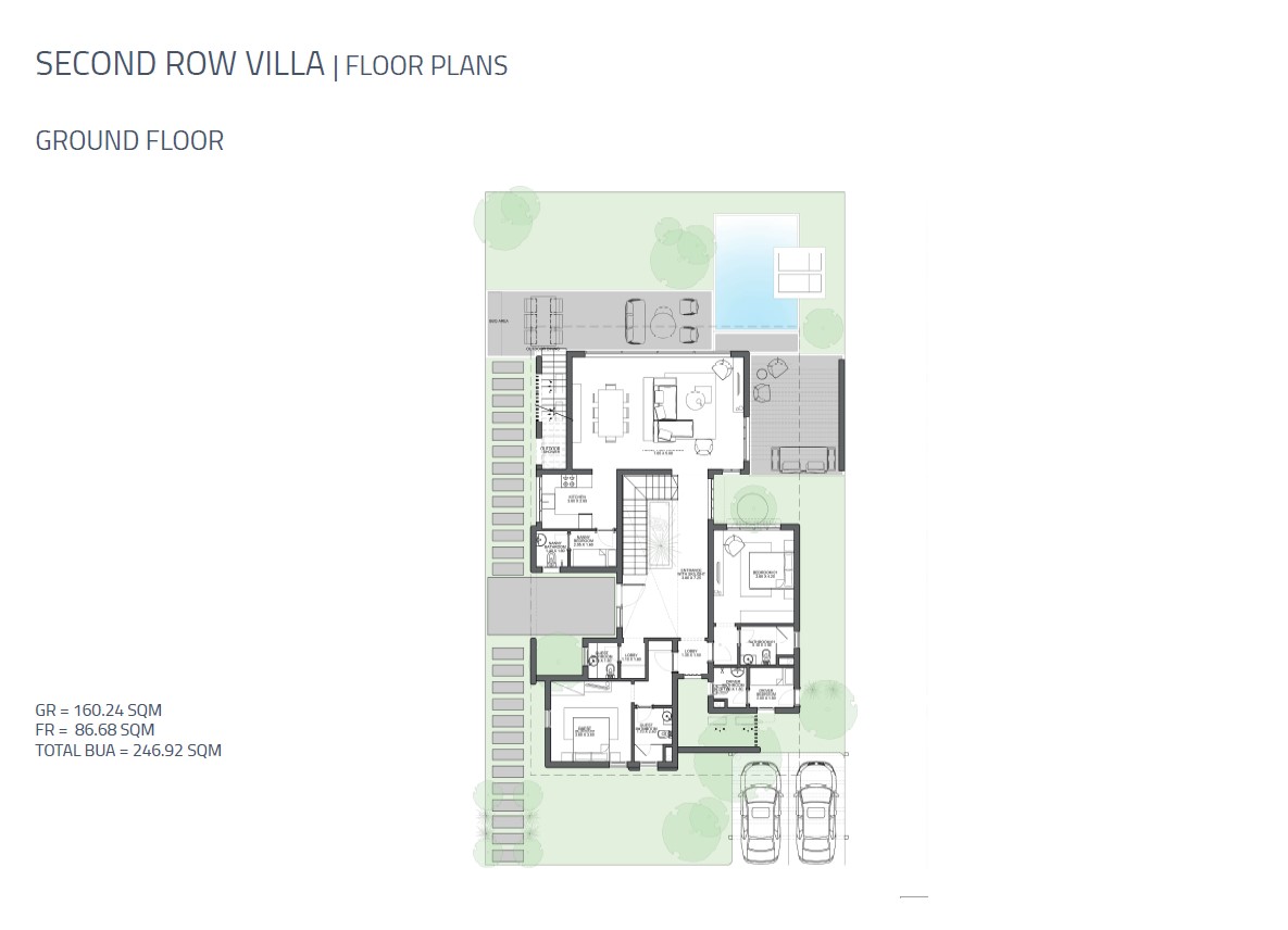 Floor plan for villa at Saada North Coast