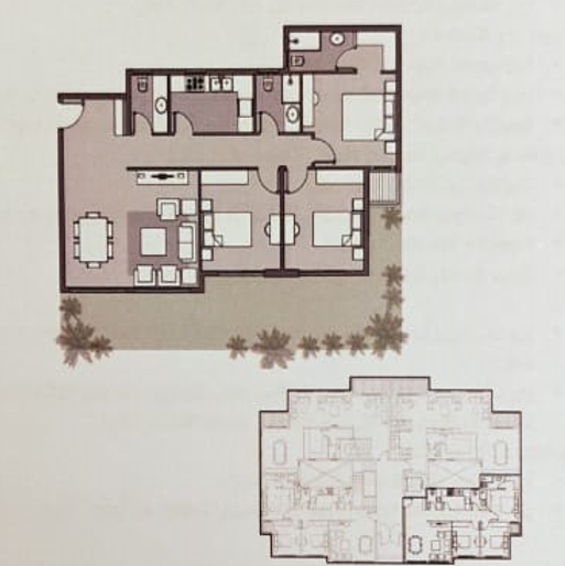 Floor plan for apartment at Dejoya Residence