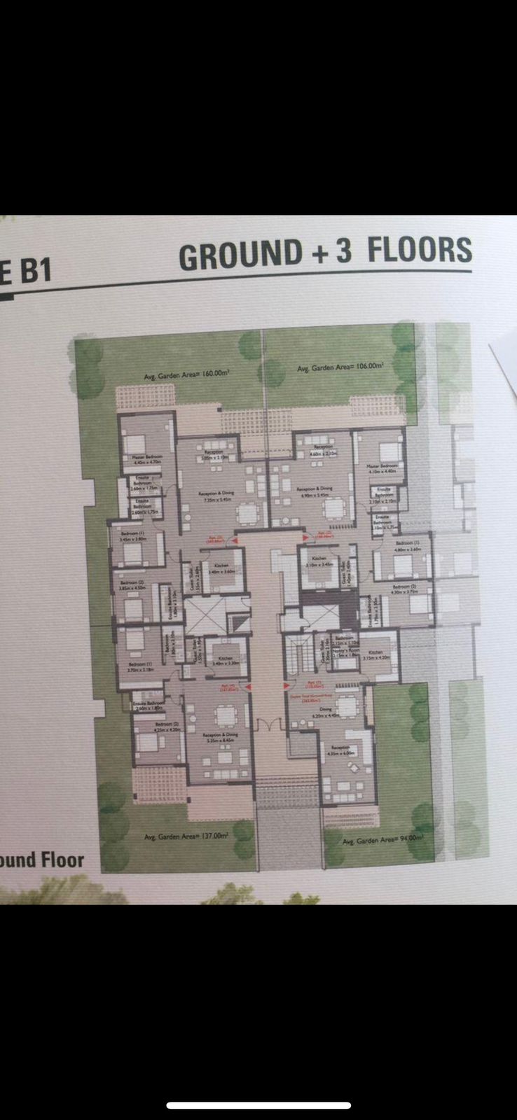 Floor plan for apartment at Capital Gardens