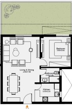 Floor plan for apartment at O West Orascom