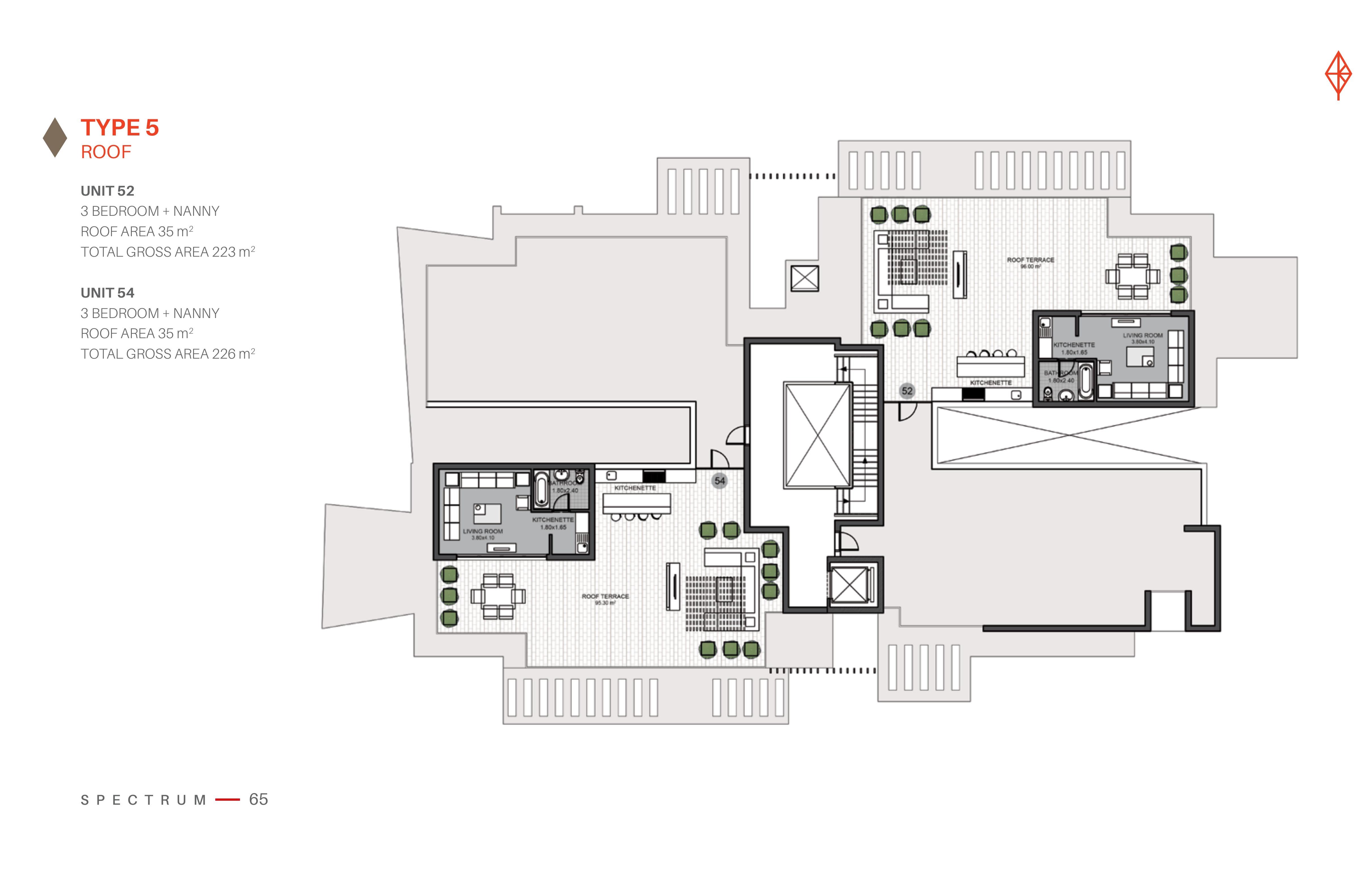 Floor plan for apartment at SODIC East