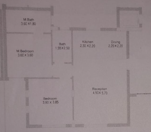 Floor plan for apartment at Terrace