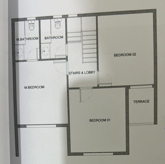 Floor plan for duplex at Mountain View iCity October
