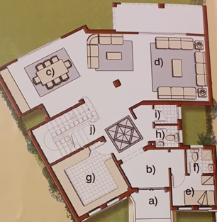 Floor plan for townhouse at El Shorouk Springs