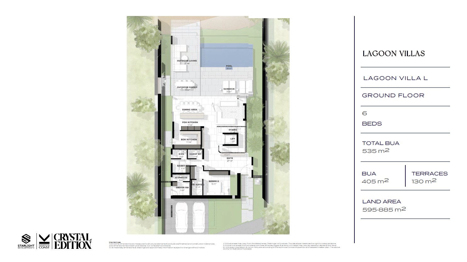 Floor plan for villa at Katameya Coast