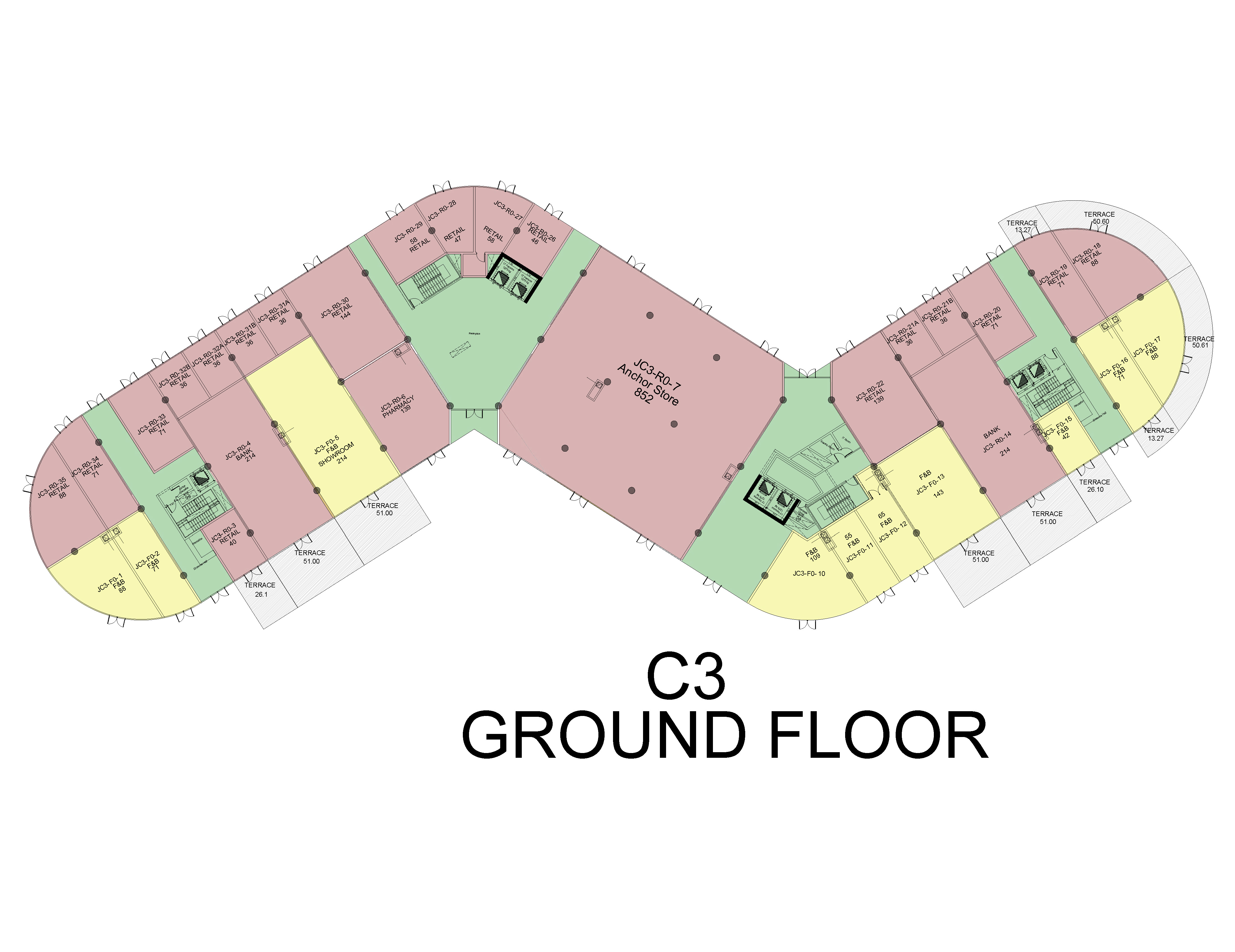 Floor plan for  at Jazebeya