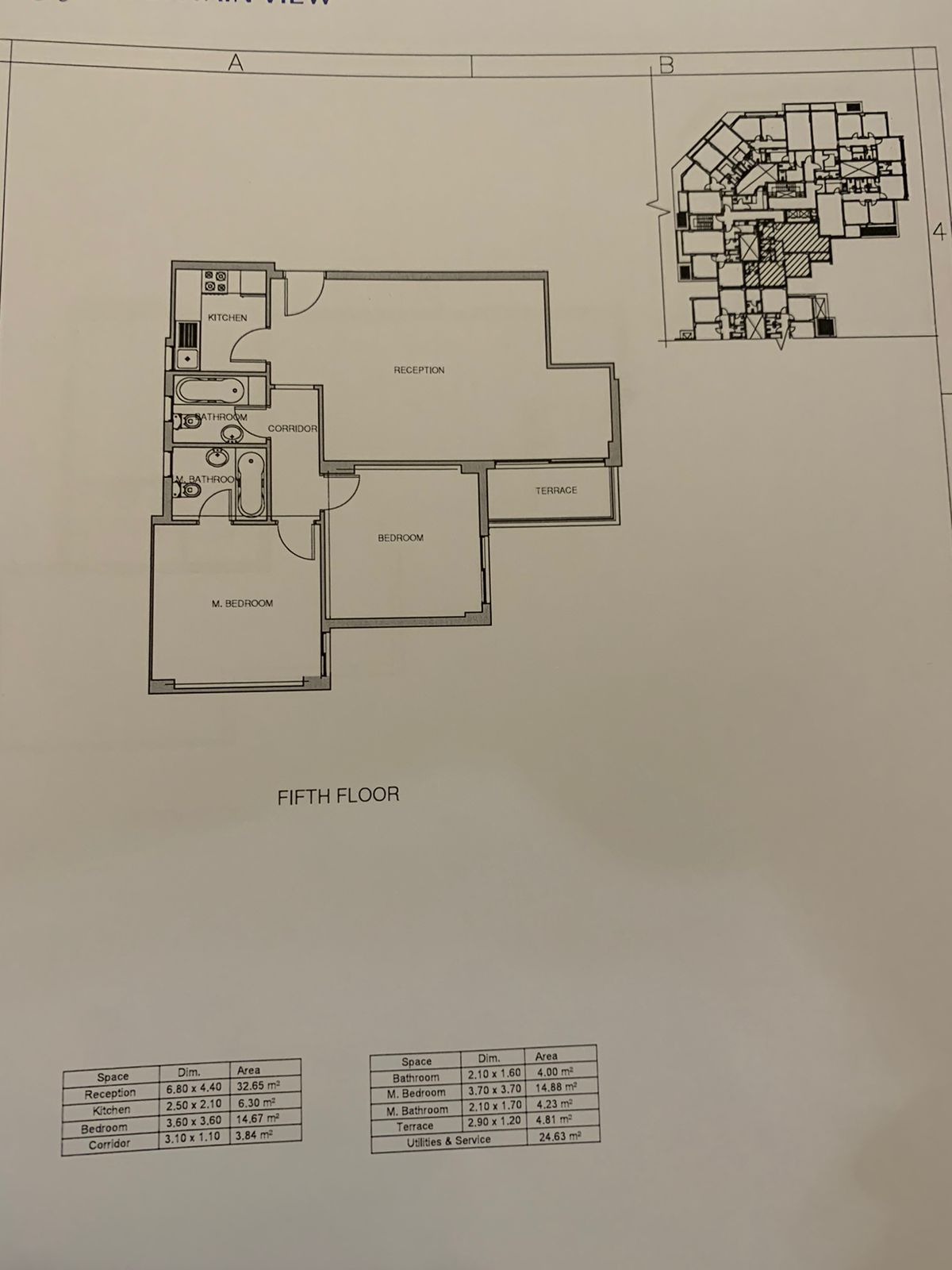 Floor plan for duplex at Mountain View ICity New Cairo