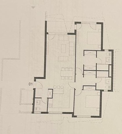 Floor plan for apartment at Badya