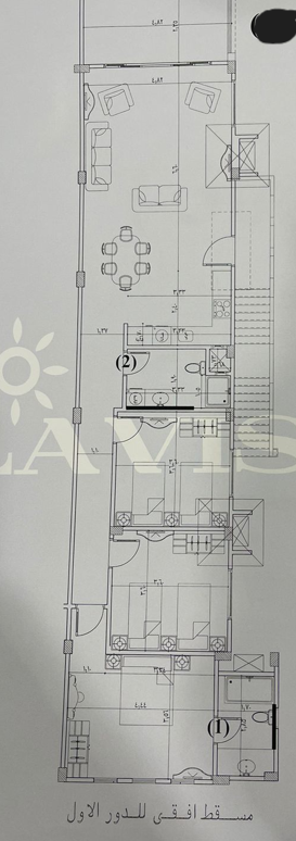 Floor plan for chalet at La Vista Bay East