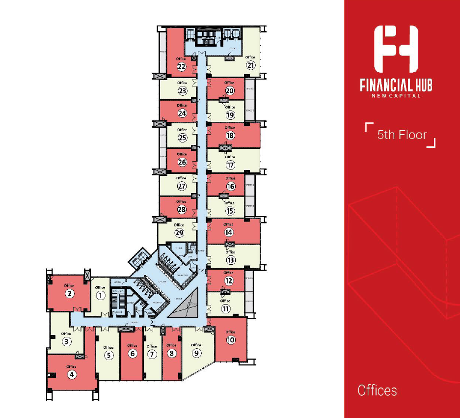 Floor plan for  at Financial Hub