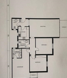 Floor plan for apartment at Mountain View ICity New Cairo