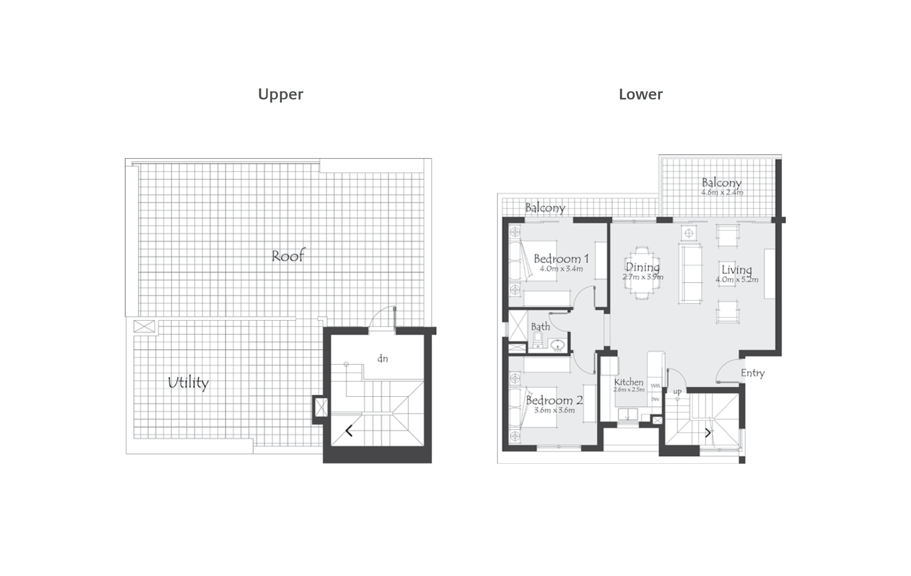 Floor plan for chalet at Marassi