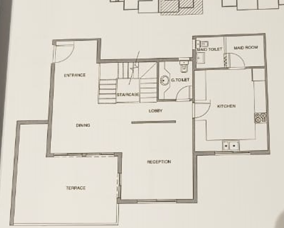 Floor plan for duplex at Aliva Mountain View Mostakbal City