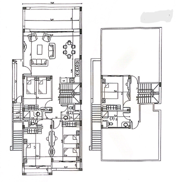 Floor plan for chalet at La Vista Cascada