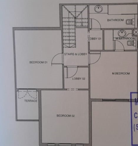 Floor plan for duplex at Aliva Mountain View Mostakbal City