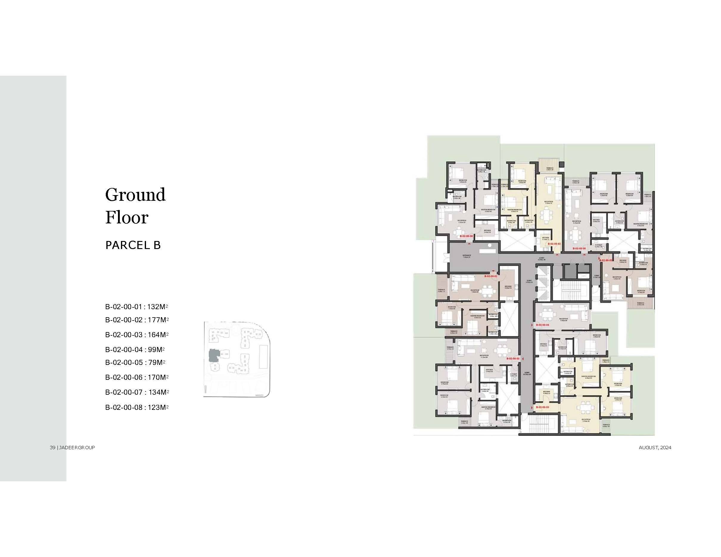 Floor plan for apartment at Garnet