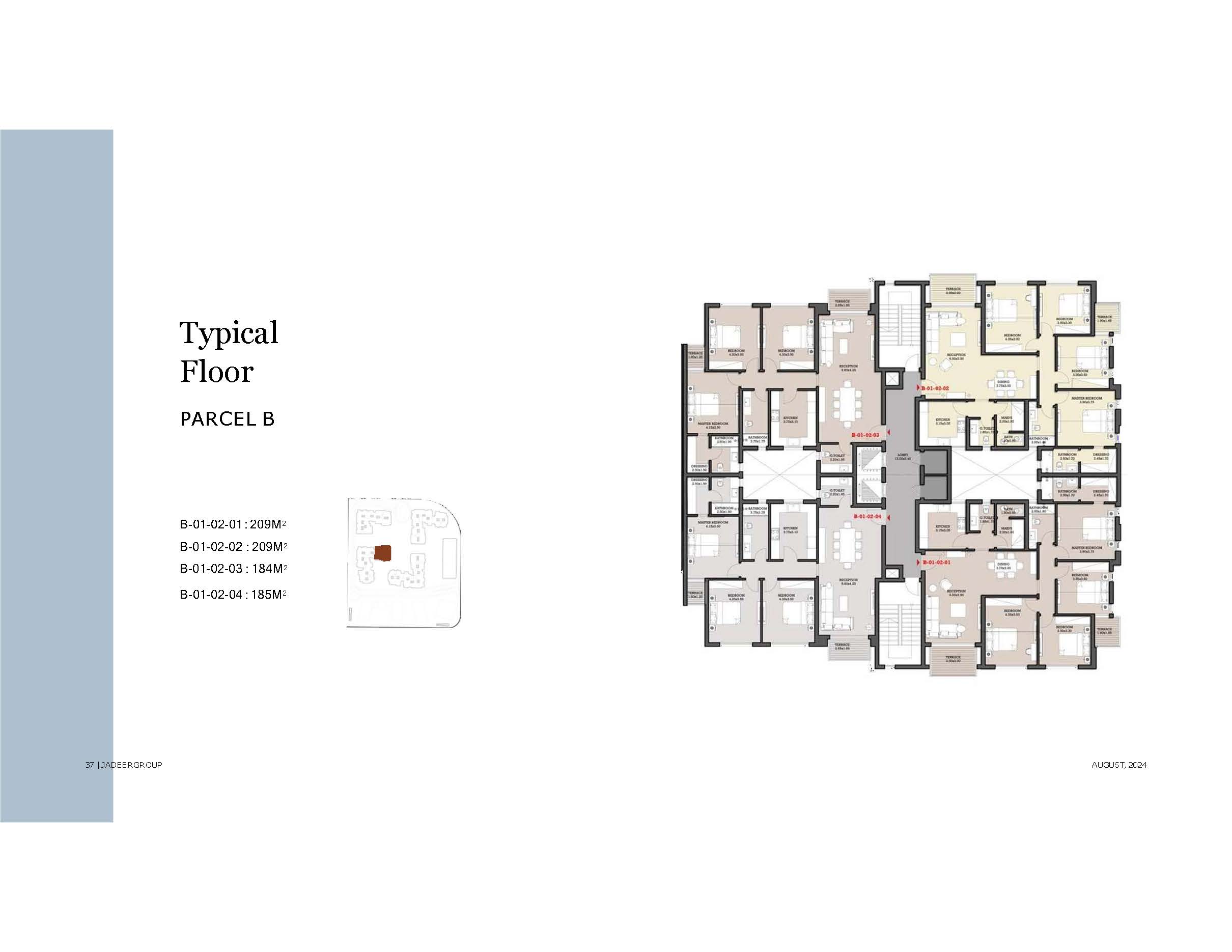 Floor plan for apartment at Garnet