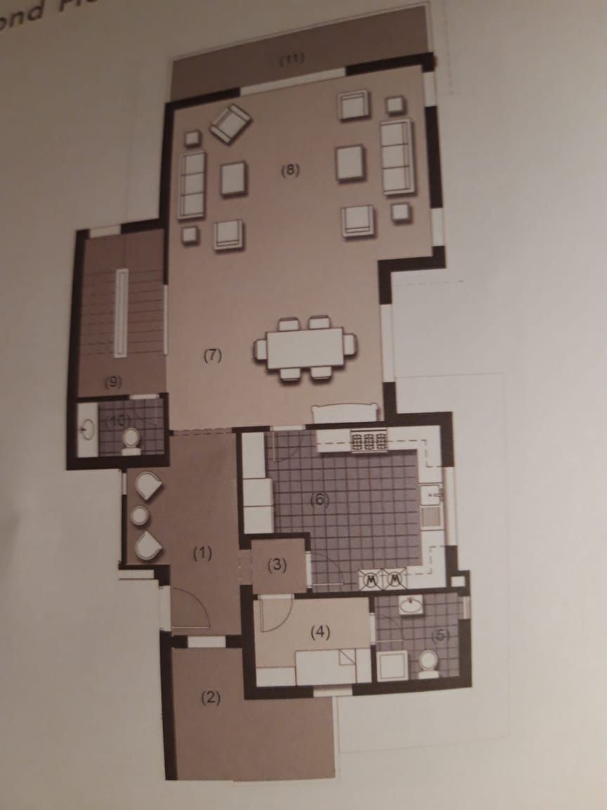 Floor plan for duplex at New Giza
