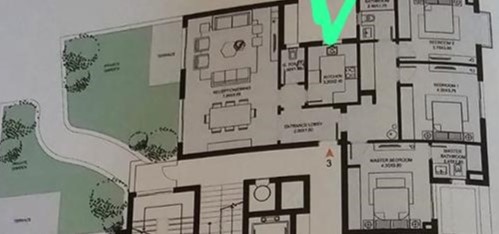 Floor plan for apartment at O West Orascom