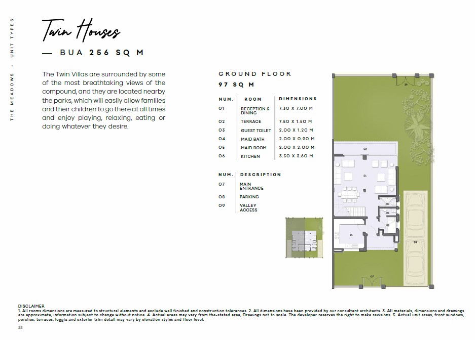 Floor plan for  at Il Bosco New Capital