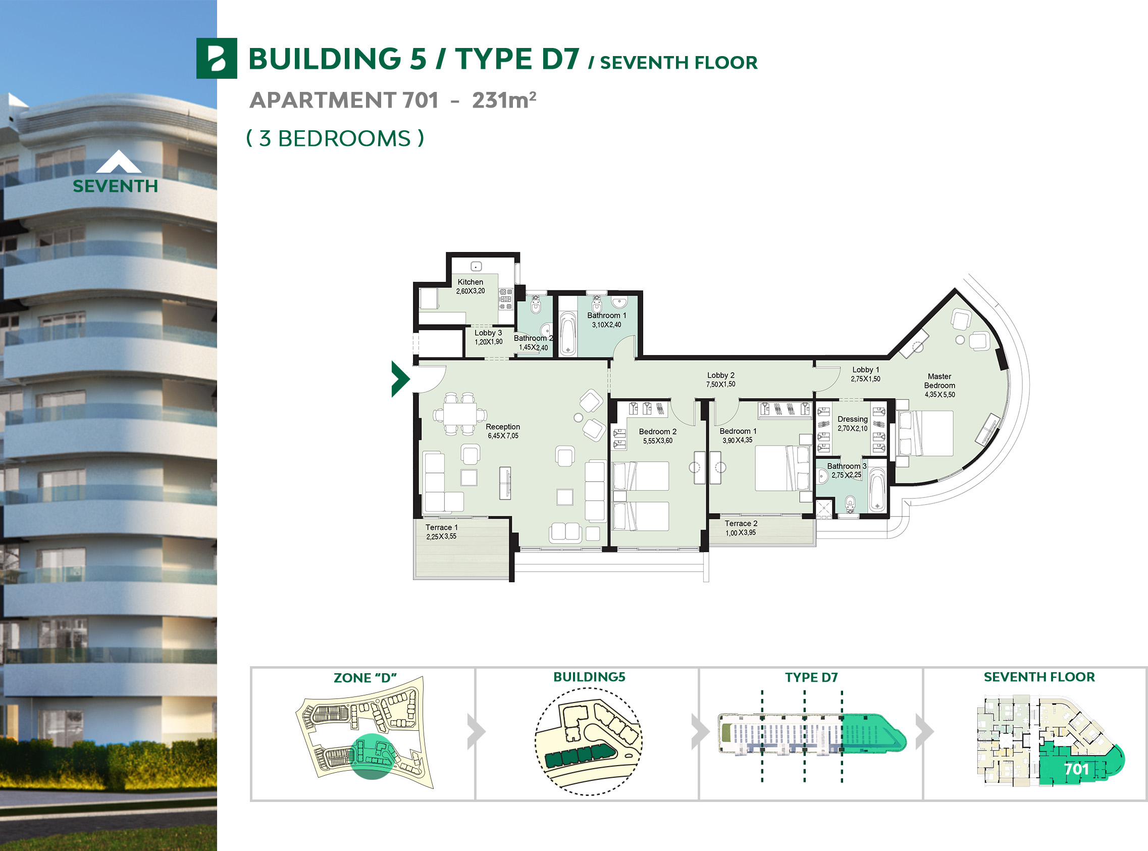 Floor plan for apartment at Boardwalk