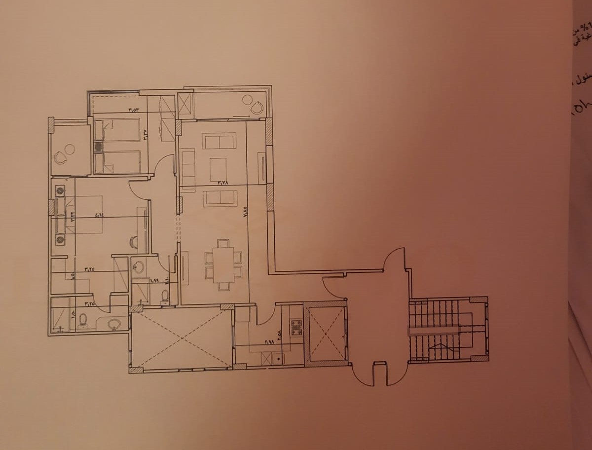 Floor plan for apartment at El Patio Oro