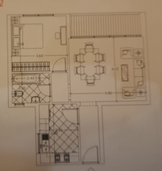 Floor plan for apartment at Midtown Sky