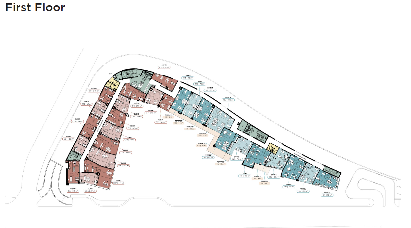 Floor plan for  at Central Avenue