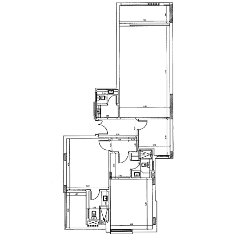 Floor plan for apartment at Ever