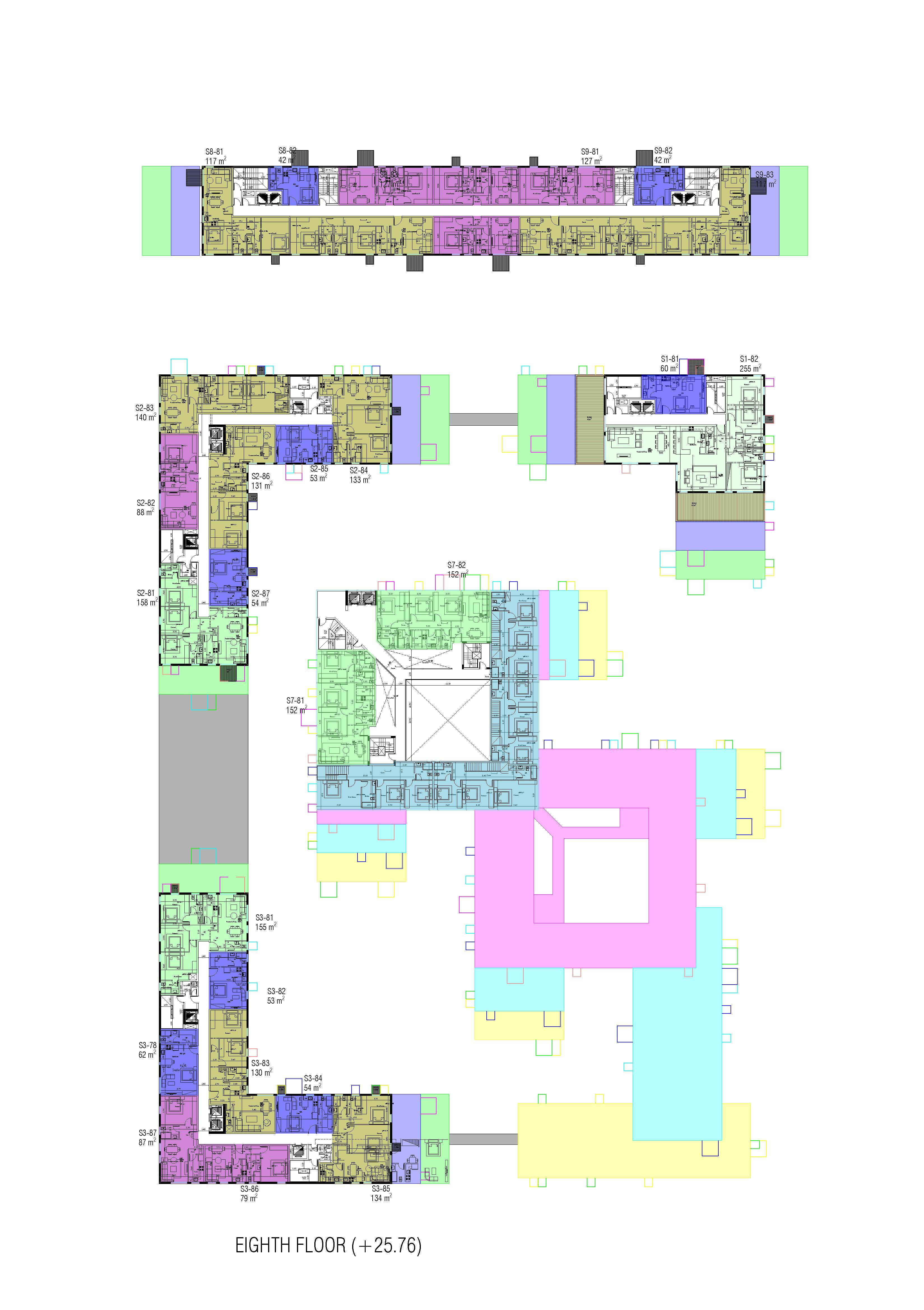 Floor plan for penthouse at Sky Ramp