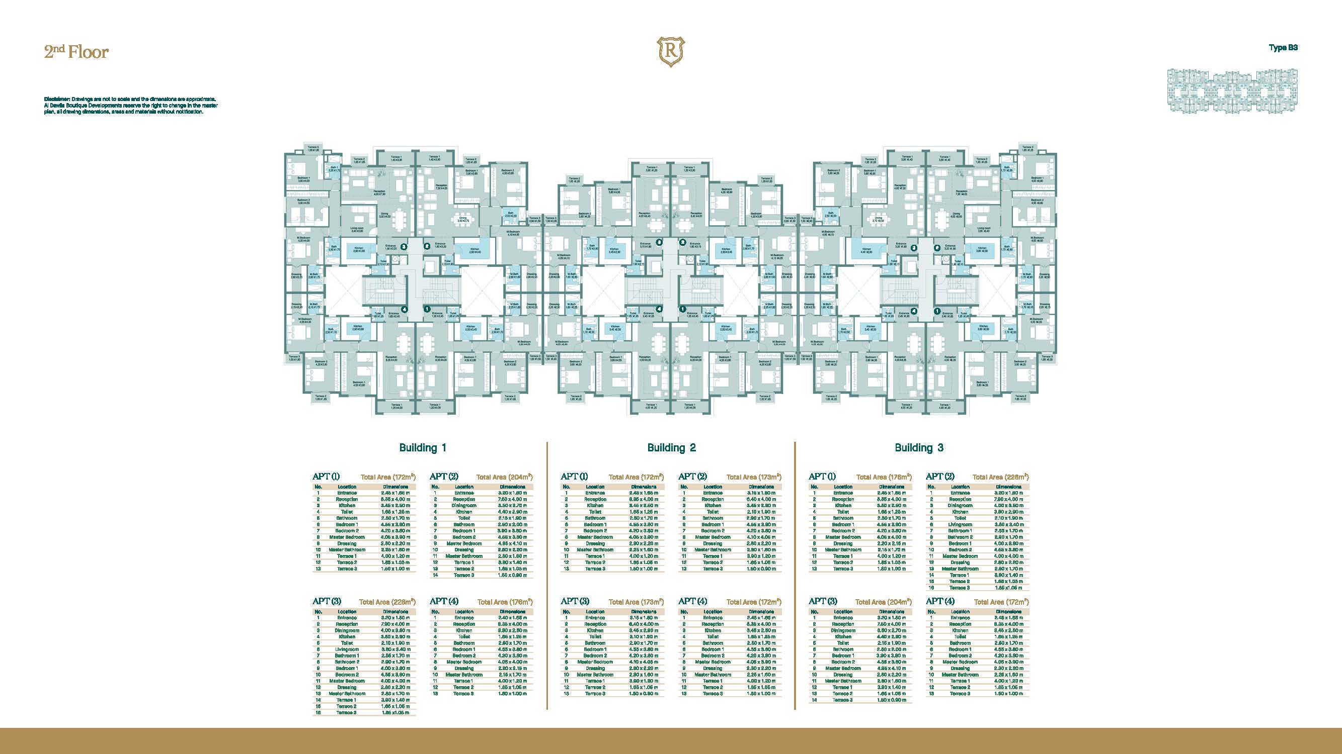 Floor plan for apartment at Regent's Square