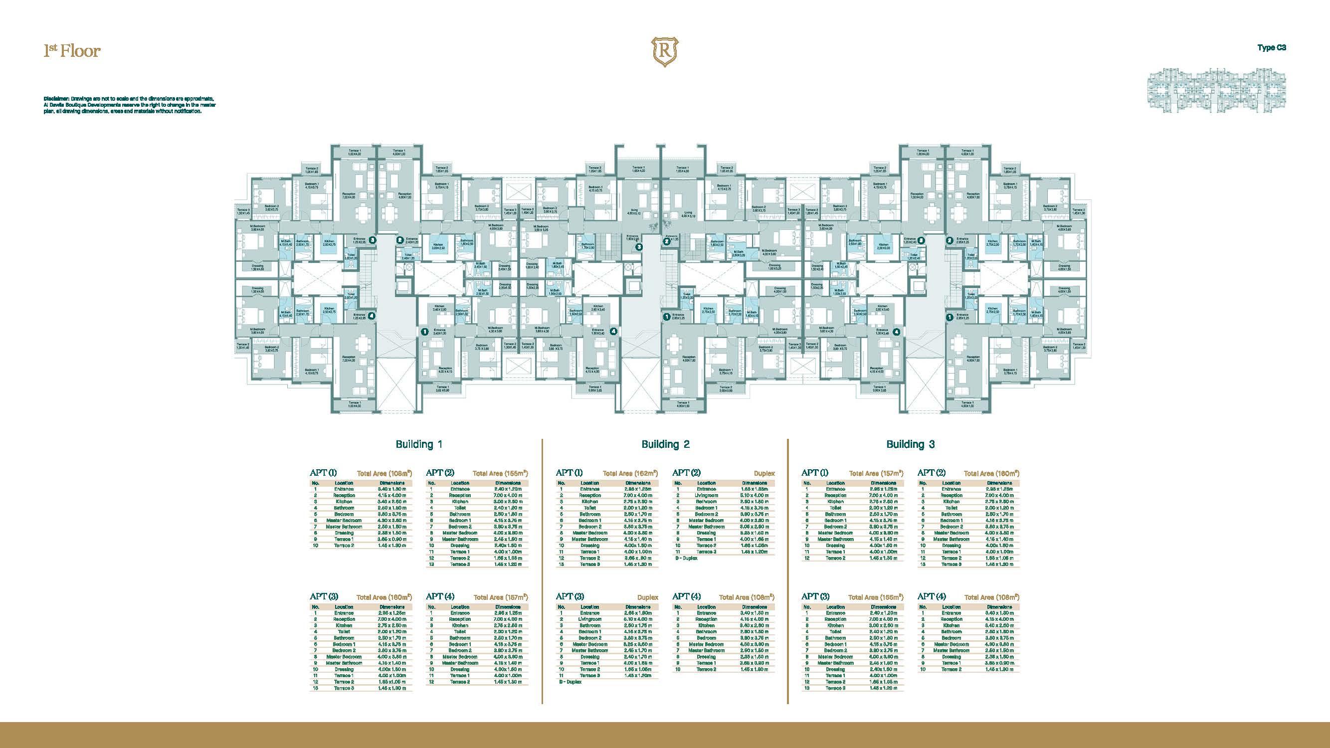 Floor plan for apartment at Regent's Square